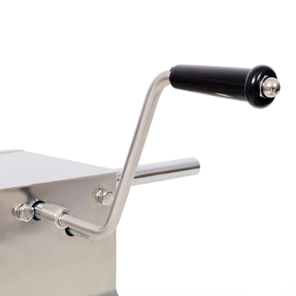 7L Stainless Steel Vertical Manual Sausage Stuffer with 4 Filling Nozzles D62692