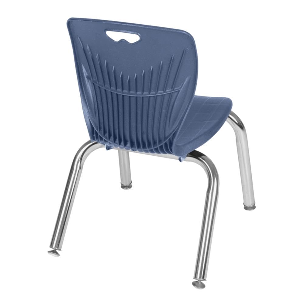 Square Mobile Table & 4 Stack Chairs E8542