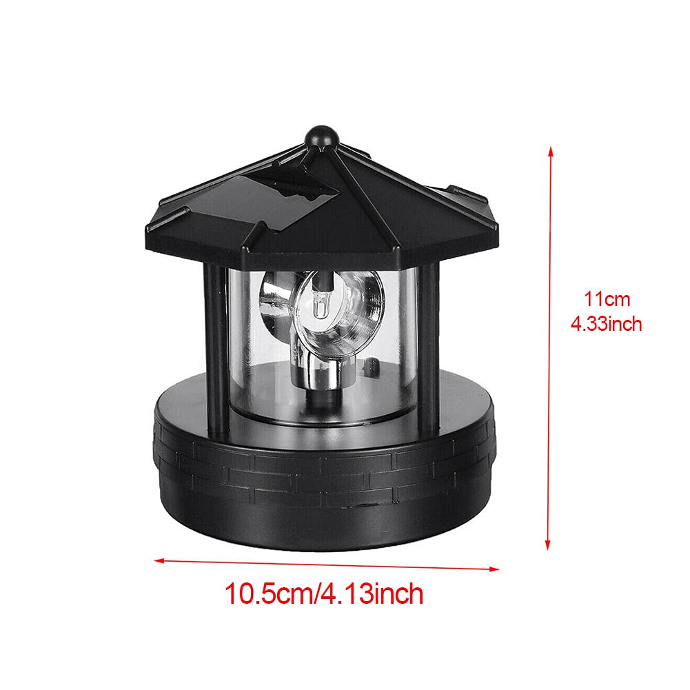 Solar Powered Rotatable LED Lighthouse X7893