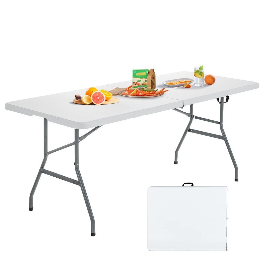 6FT Portable Folding Picnic Table with Handle Z19136