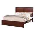 California King Solid Wood Platform Bed with Underbed Storage T6751