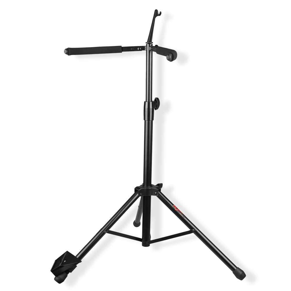 Adjustable Foldable Cello Stand with Bow Hook J8713