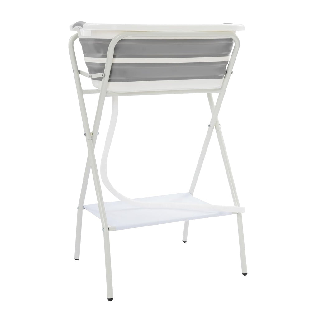 Foldable Pet Bathtub with Stand, 110lbs Capacity Z778