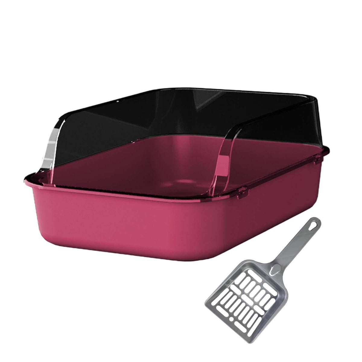 Pink Open Top Sifting Litter Box T51151