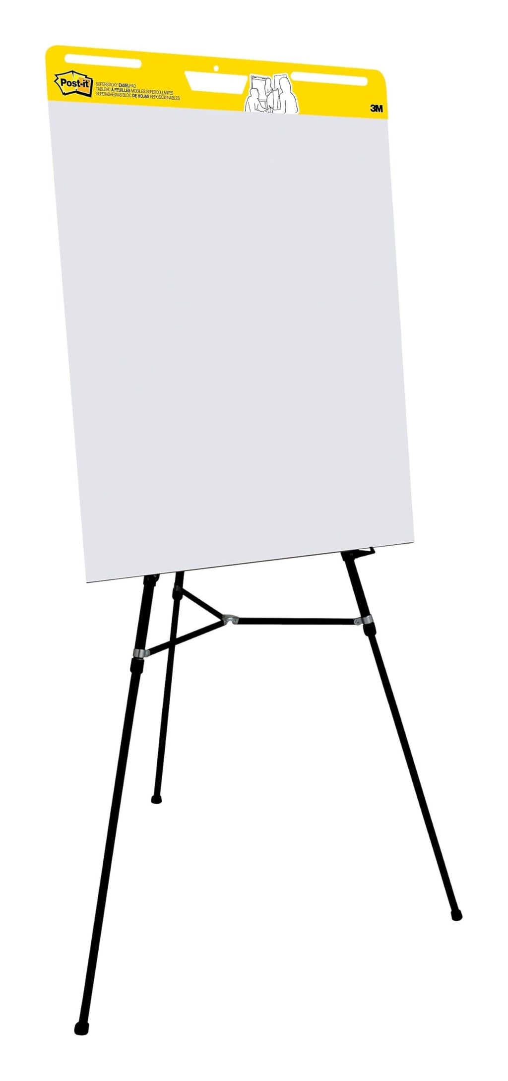 Super Sticky Easel Pad 25-Inch x 30-Inch White with Grid 30 Sheets/Pad M804934