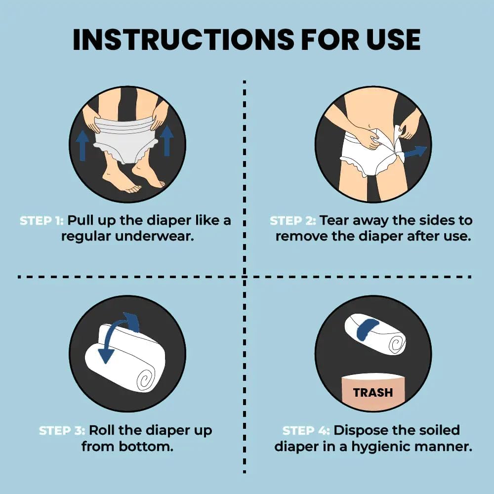 X-Large Disposable Incontinence Pull-Ups 16 Count A31003