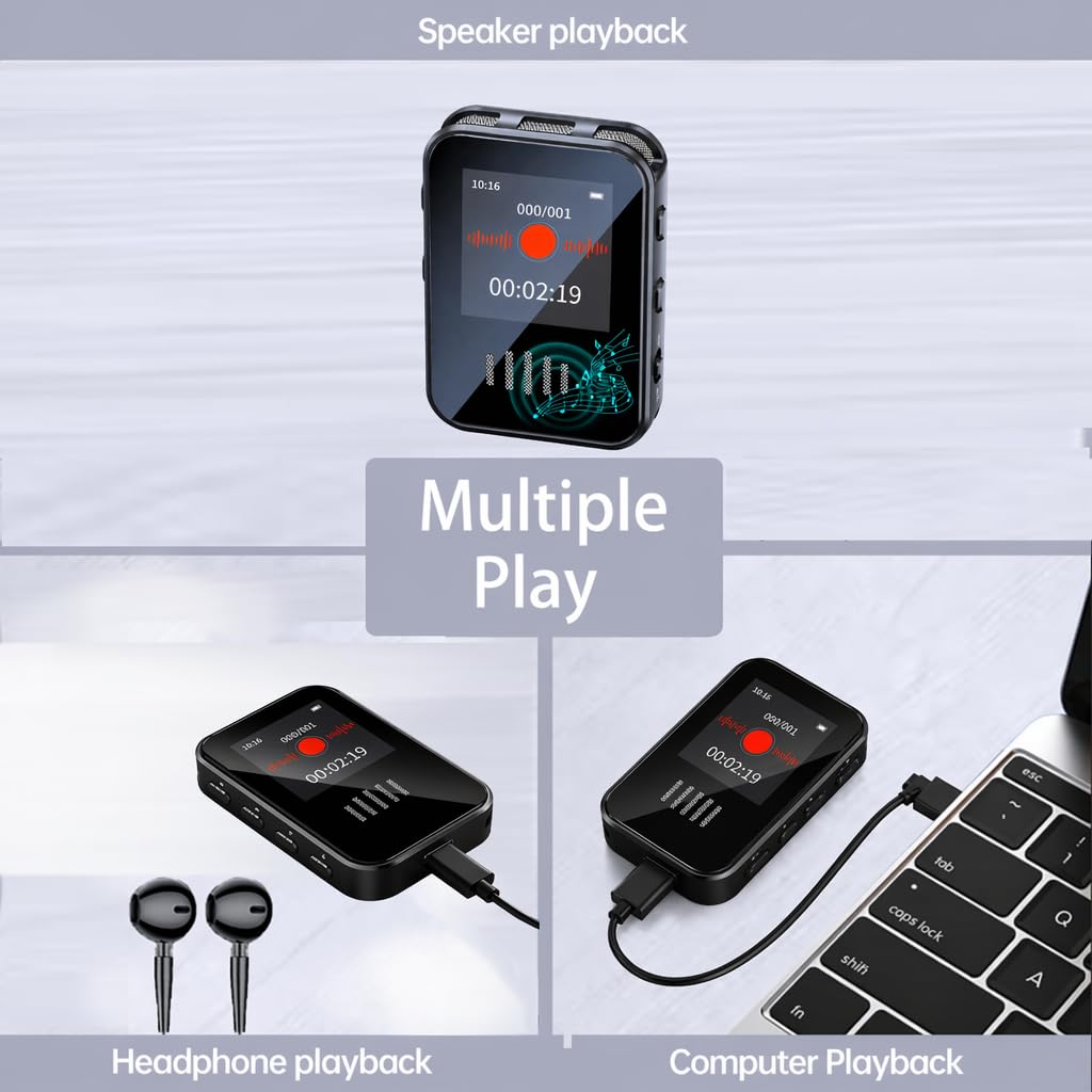 Voice-Activated Recorder with Playback B357195
