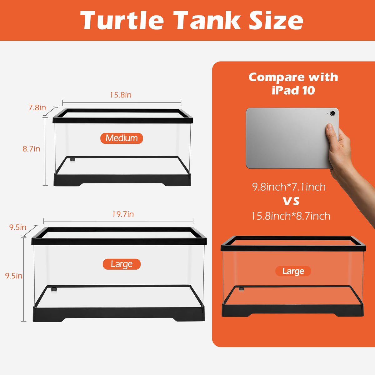 4.6 Gal Baby Turtle Tank Starter Kit R53845