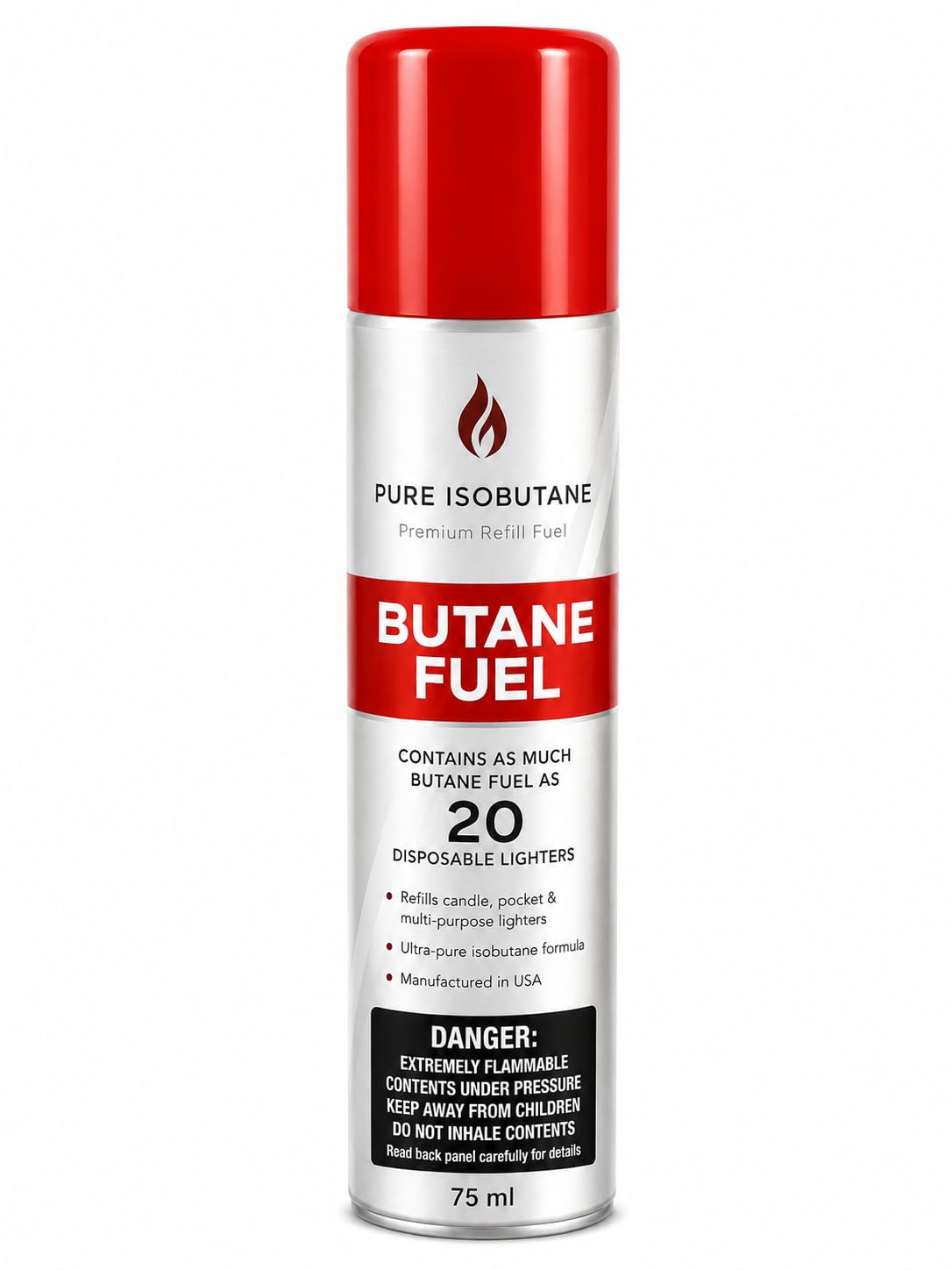 Butane Fuel Refill Canister 75ml Isobutane A976