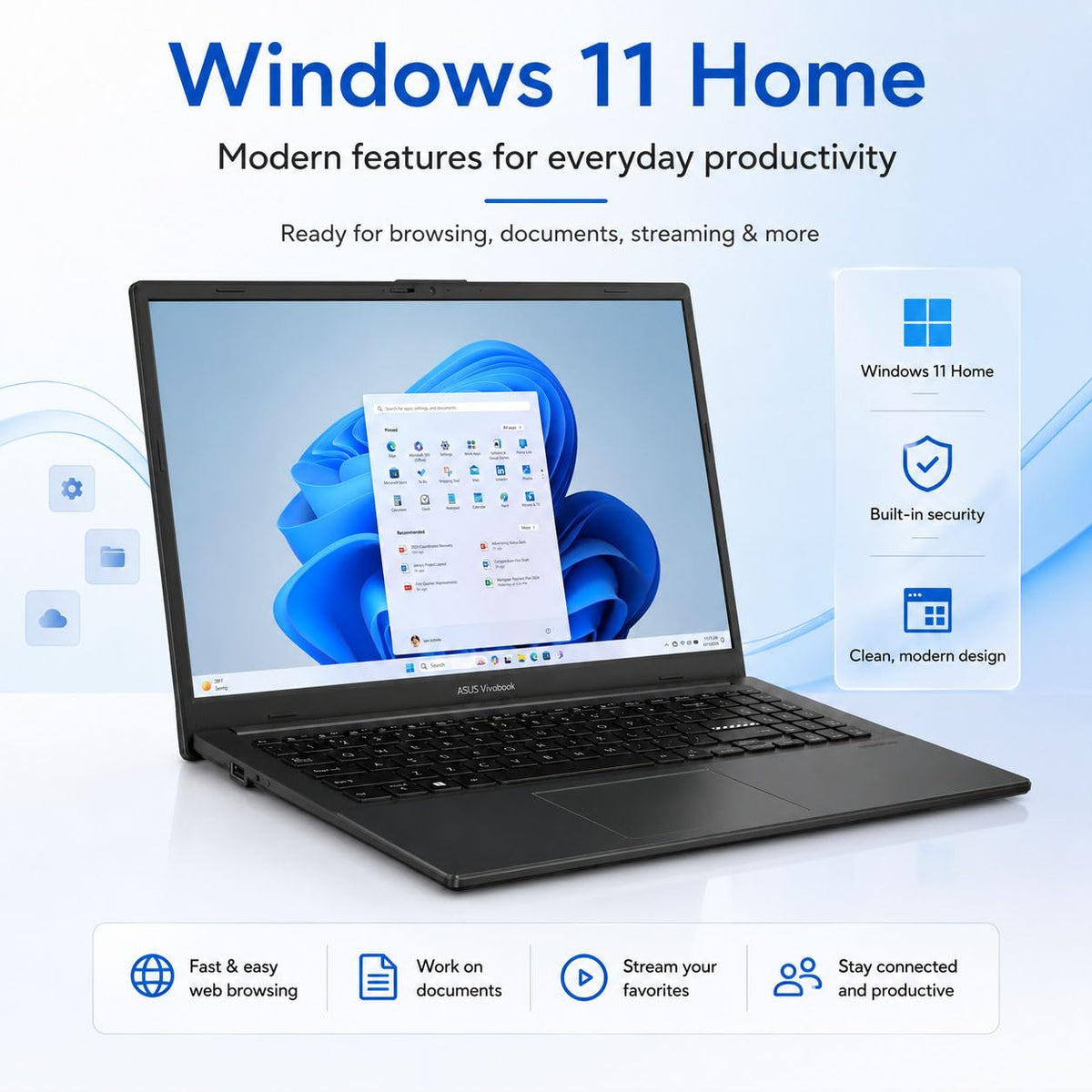 15.6" FHD Laptop AMD Ryzen 5 8GB RAM 512GB SSD O35000