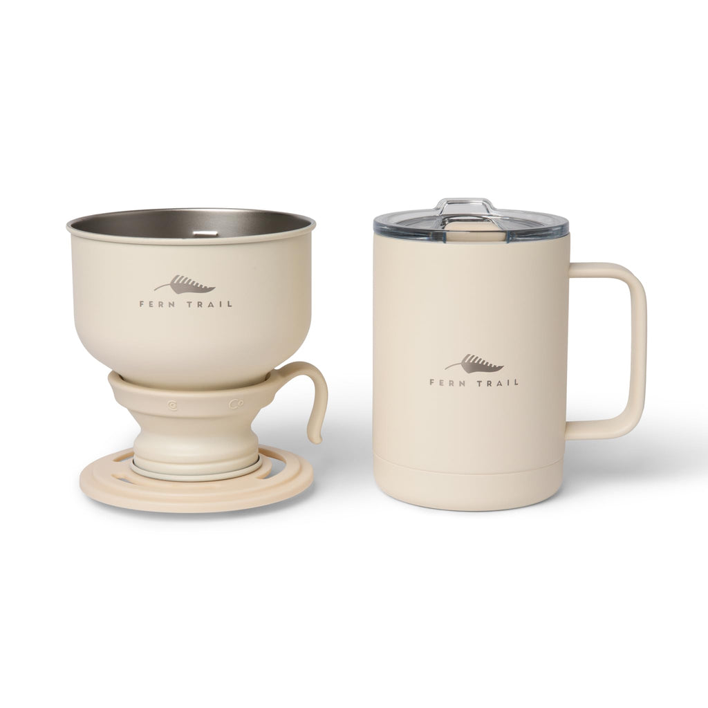12 oz Insulated Mug with Lid and Reusable Coffee Filter E5679