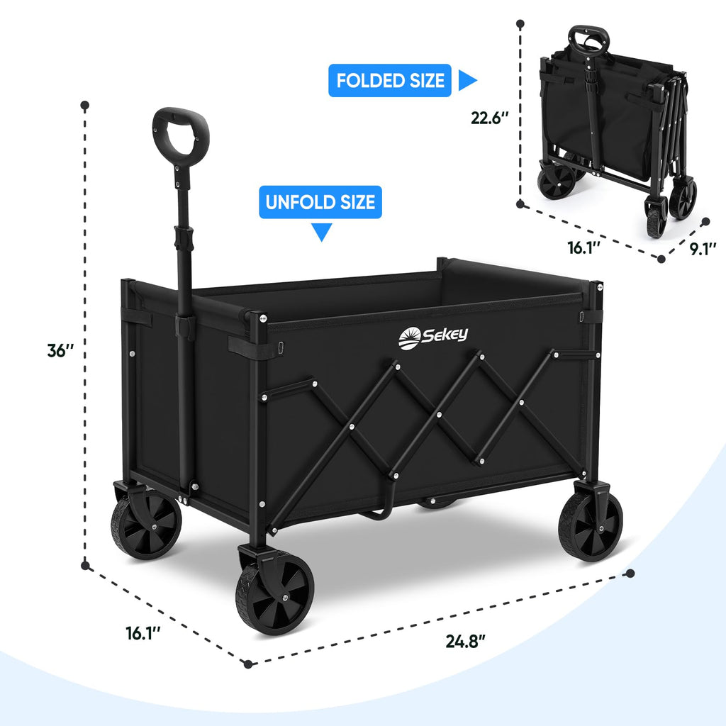 Lightweight Collapsible Wagon, 220 lb Capacity F943322
