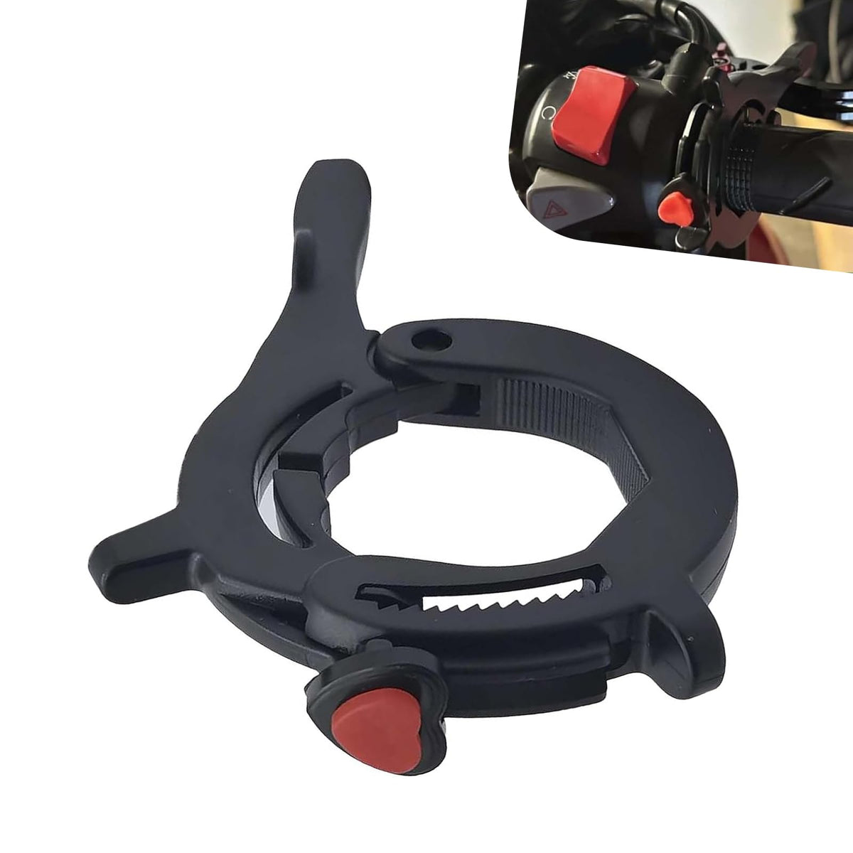 Motorcycle Throttle Lock Cruise Control 1.18"-1.57" Black K7103