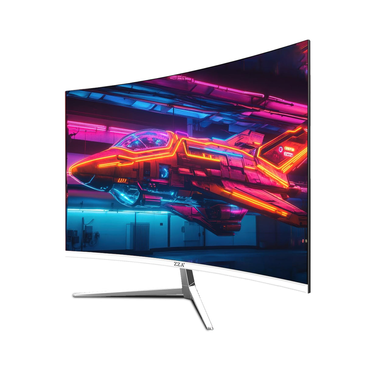 27 inch White Curved Gaming Monitor D5462
