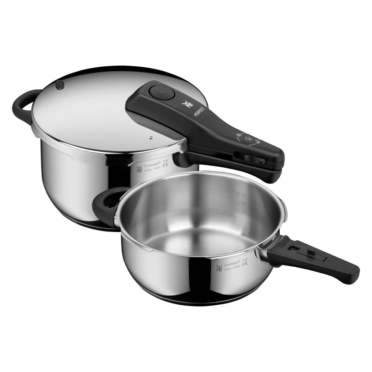 Quick Cooker Set 22 cm 4.5 L and 3 L Stainless Steel T769