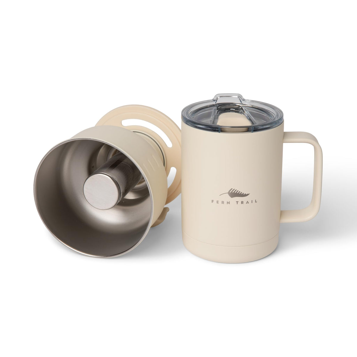 12 oz Insulated Mug with Lid and Reusable Coffee Filter E5679