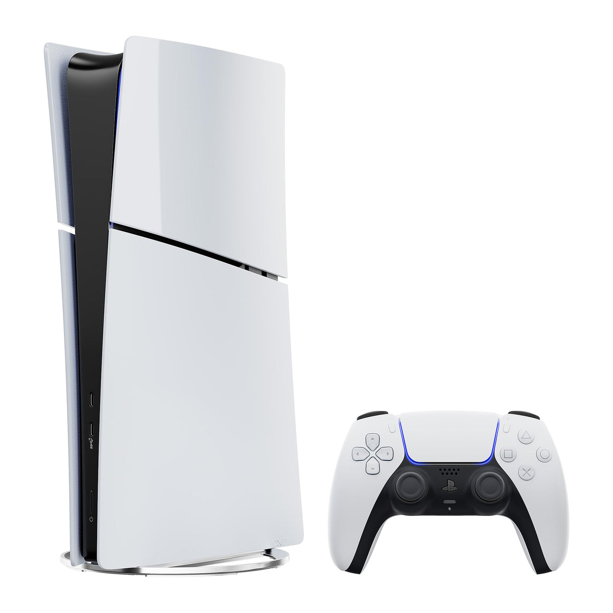 White Slim Digital Edition Gaming Console H740
