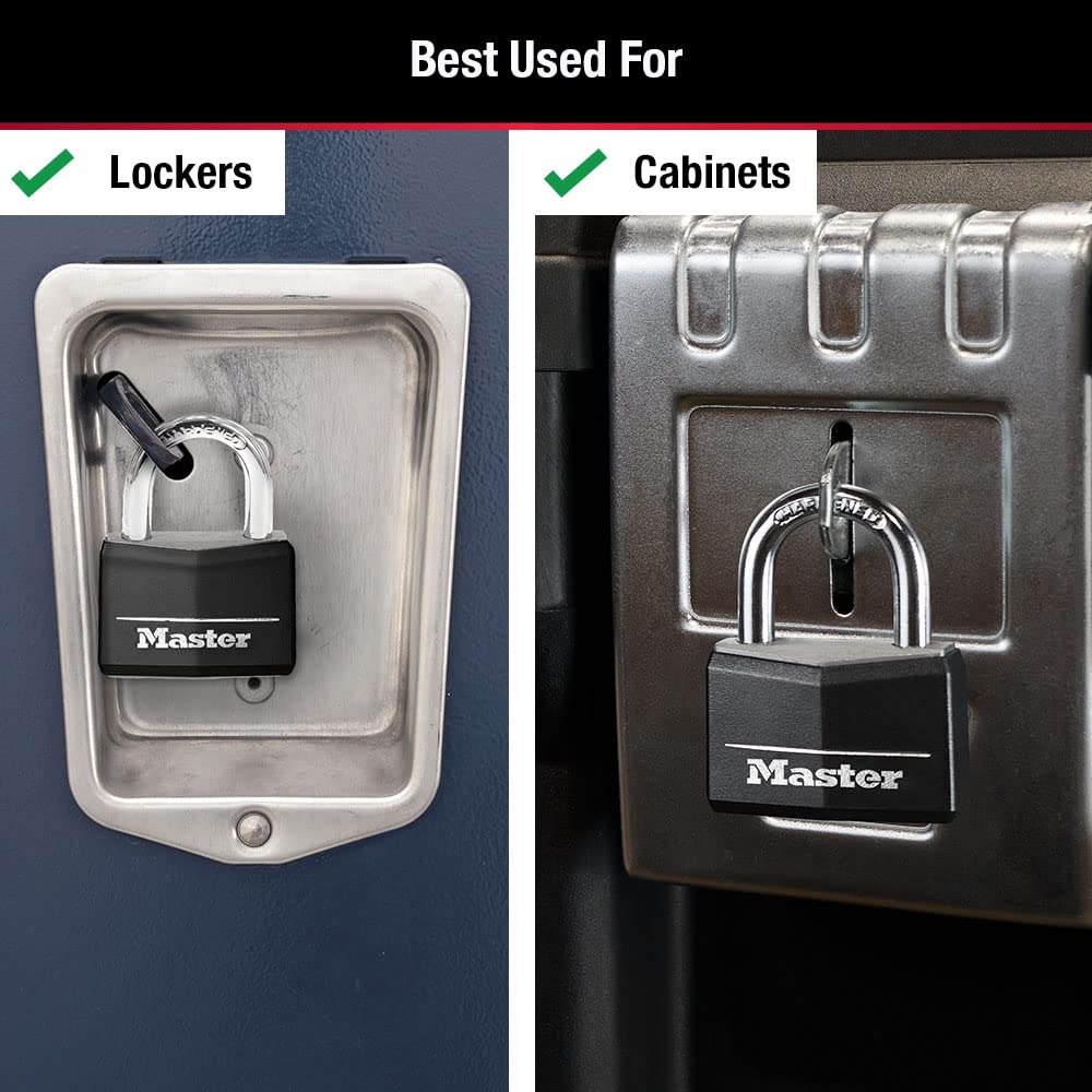 Black 4 Pack Covered Aluminum Keyed Padlock Y161