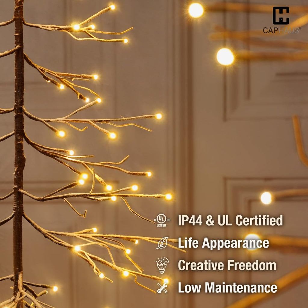 8 Ft Pre-Lit Twinkling Christmas Tree with Lights R827386