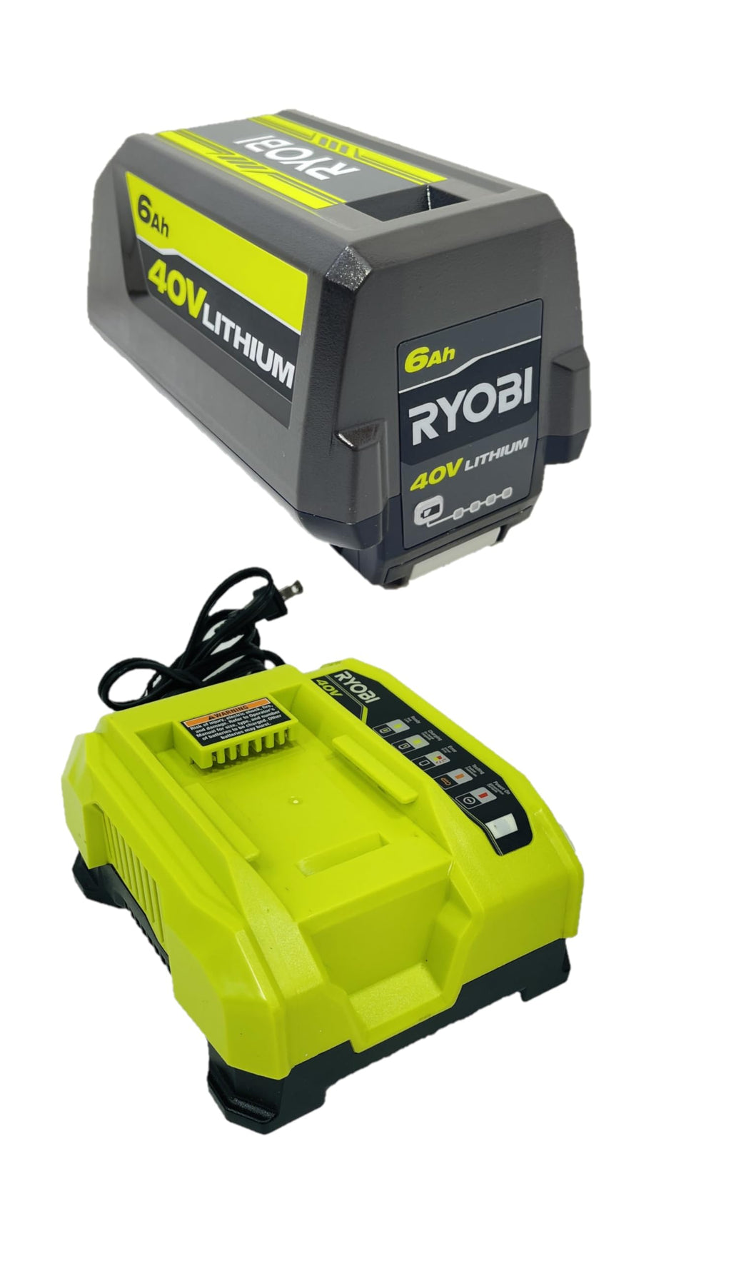 40V Lithium-Ion 6.0 Ah Battery and Rapid Charger Kit G59670