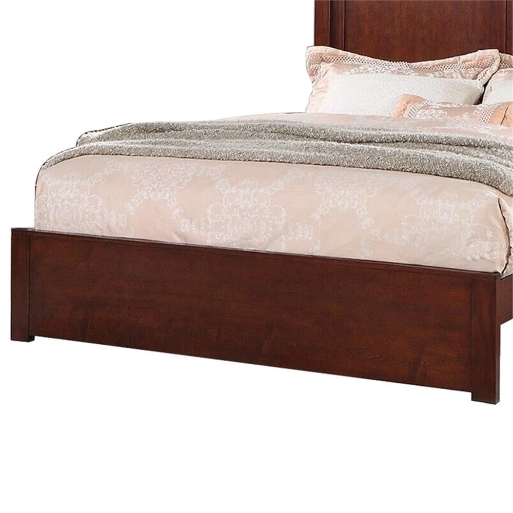 California King Solid Wood Platform Bed with Underbed Storage T6751