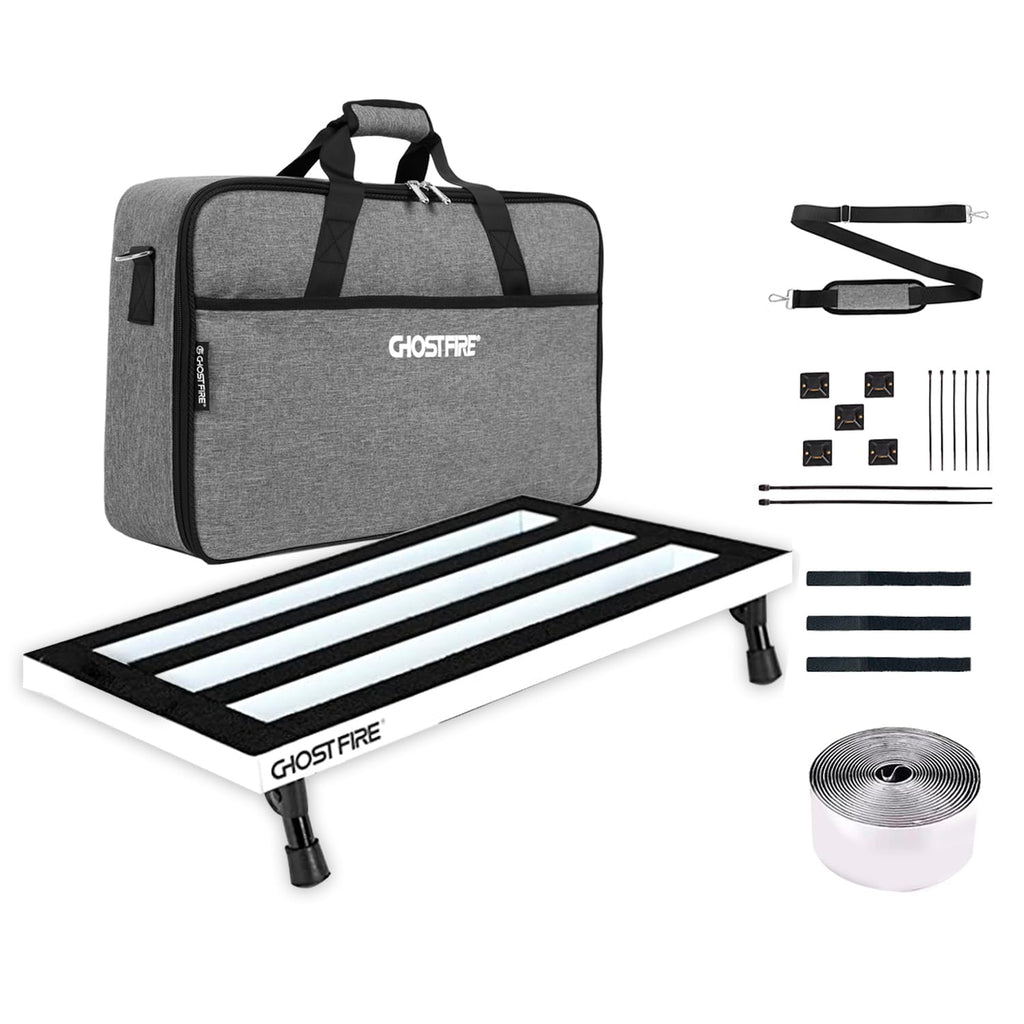 Aluminum Alloy Guitar Pedal Board with Carry Bag W940154