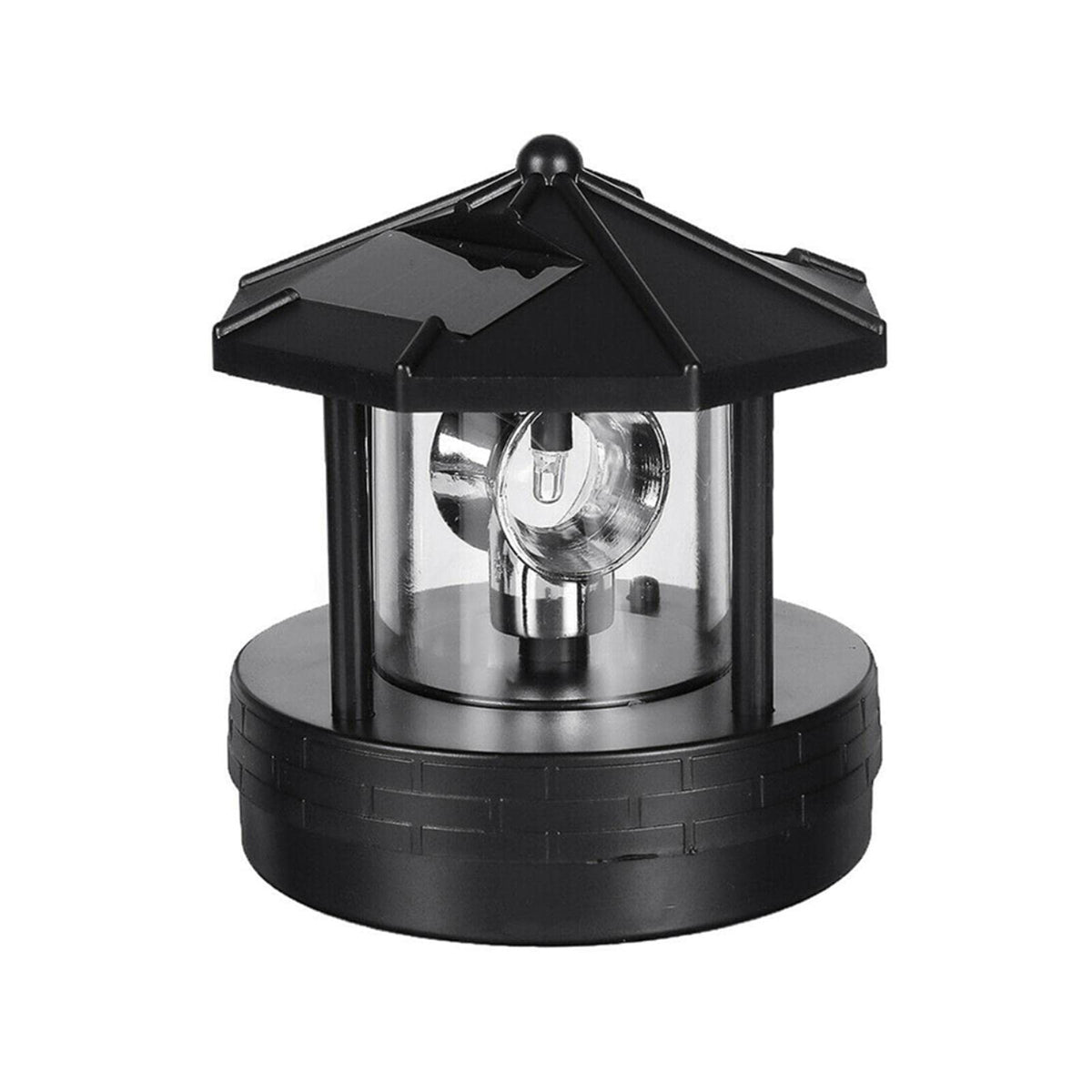 Solar Powered Rotatable LED Lighthouse X7893