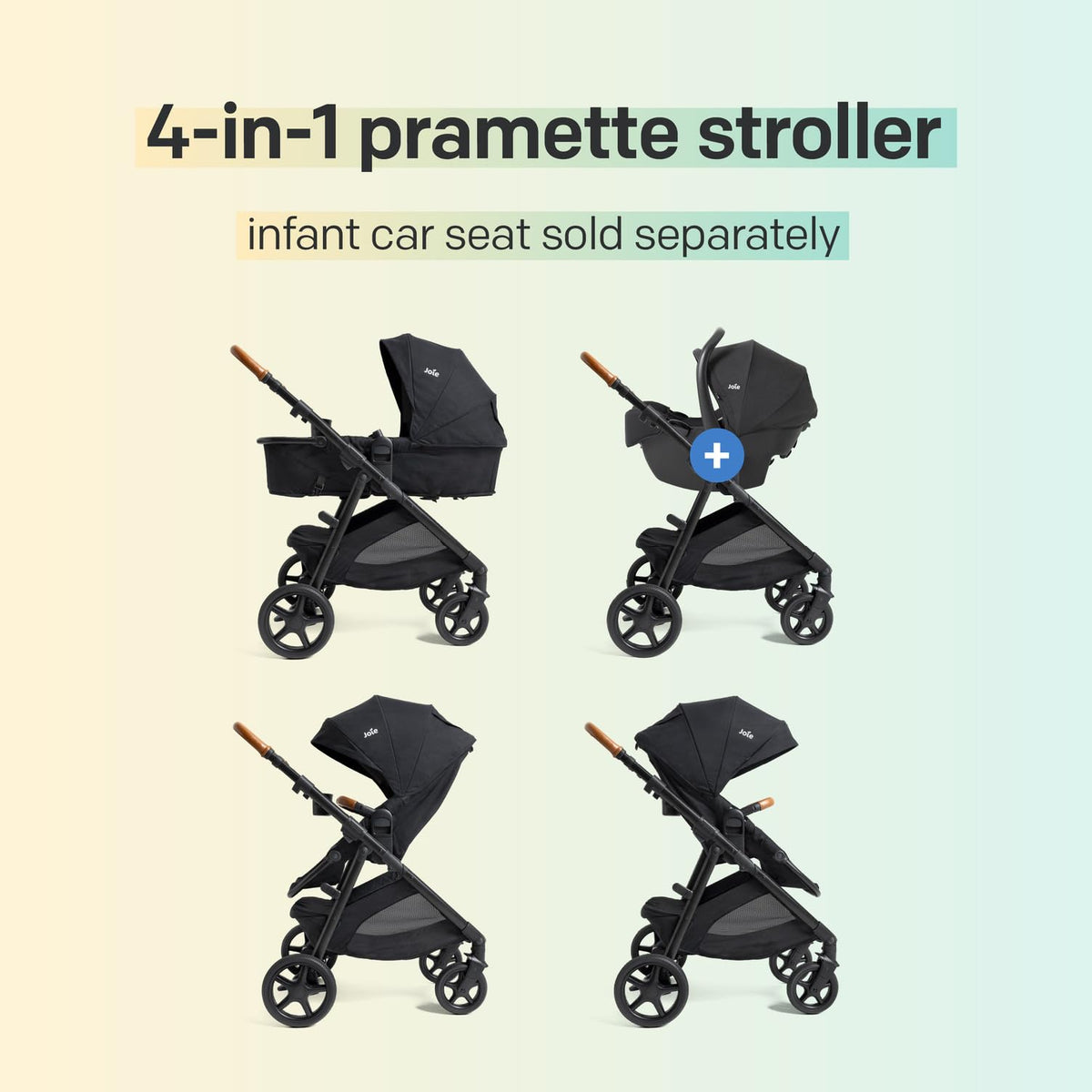 Lightweight 4-in-1 Stroller & Car Seat Travel System M269506