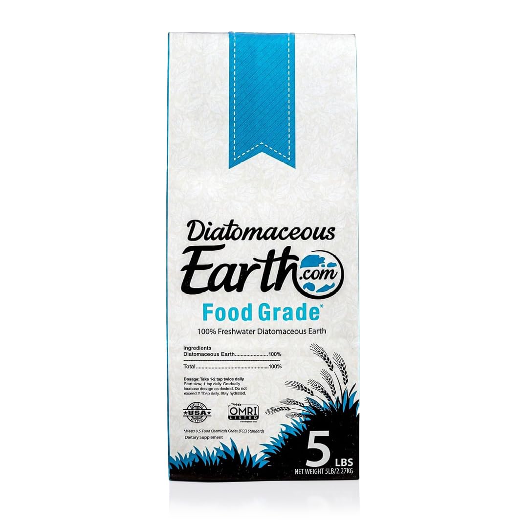 Food Grade Diatomaceous Earth 5lb Organic Powder I920