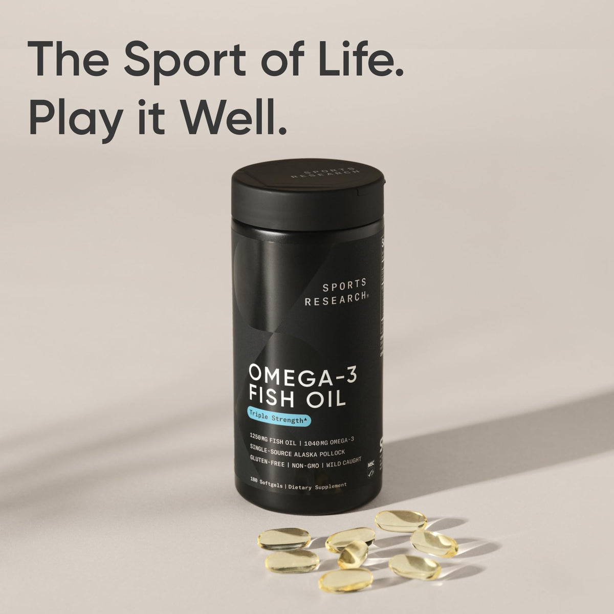 Omega-3 Fish Oil 1250mg 180 Count O84095