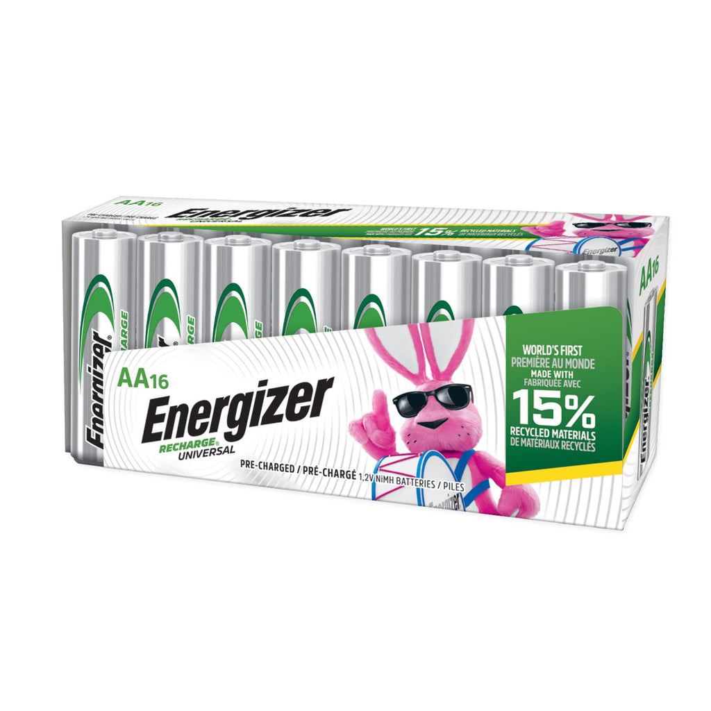 AA and D Rechargeable Batteries 18 Count Y74072