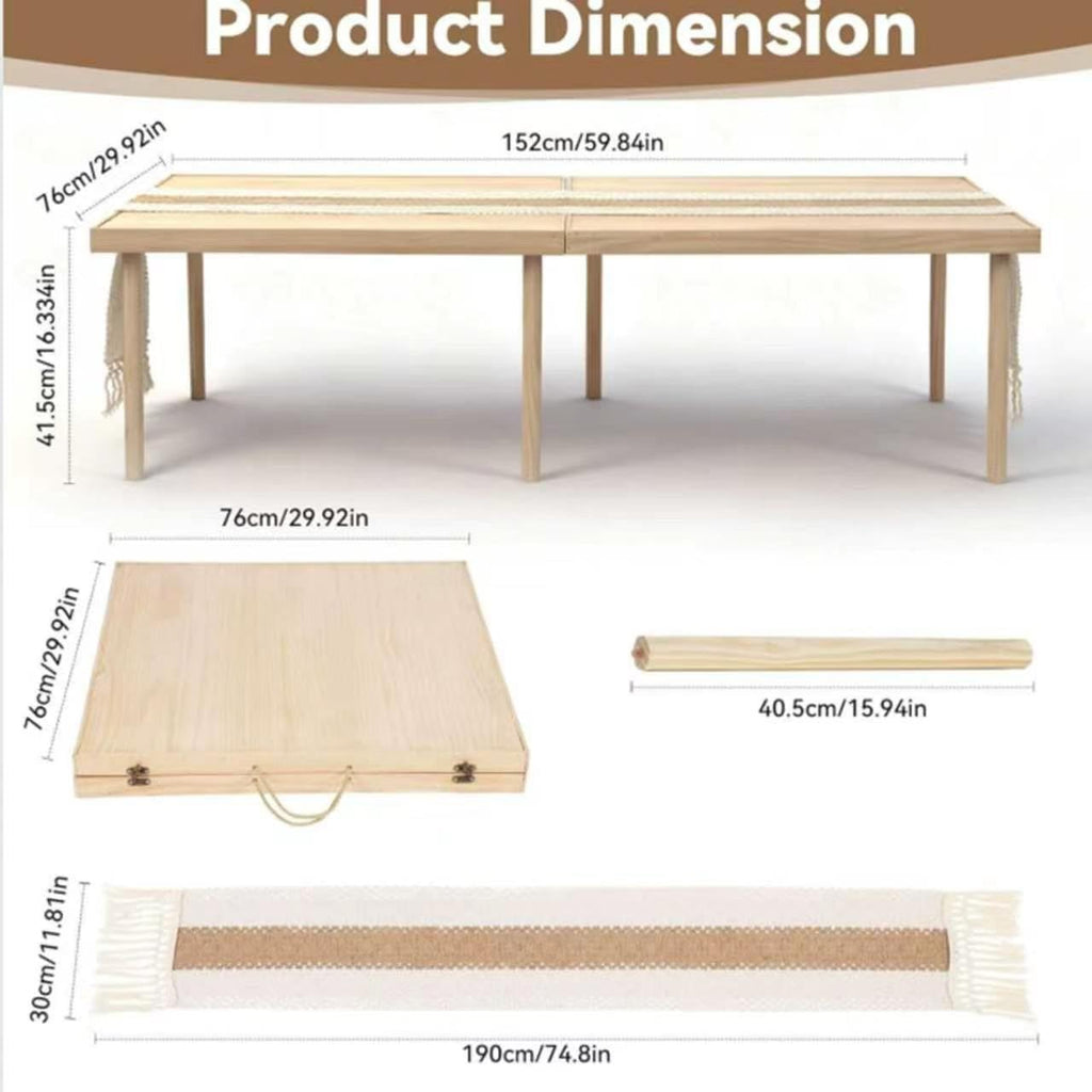 Folding Wooden Picnic Table N233