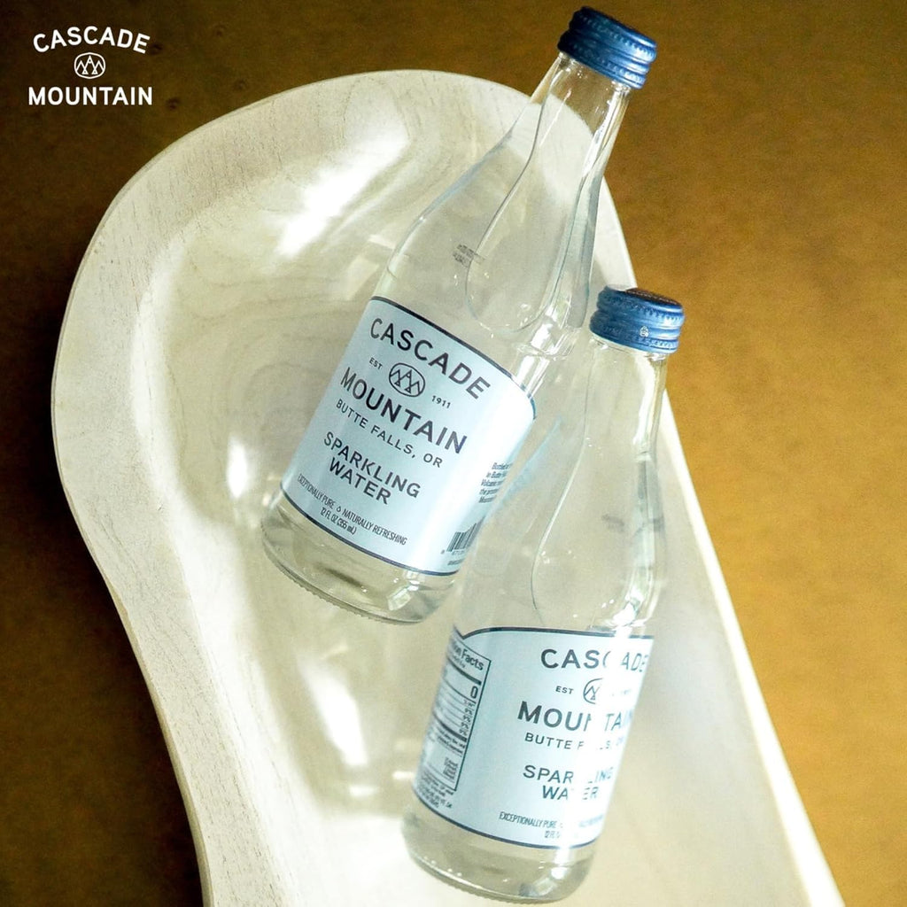 Sparkling Mineral Water in Glass Bottle 12oz 12 Pack I79712