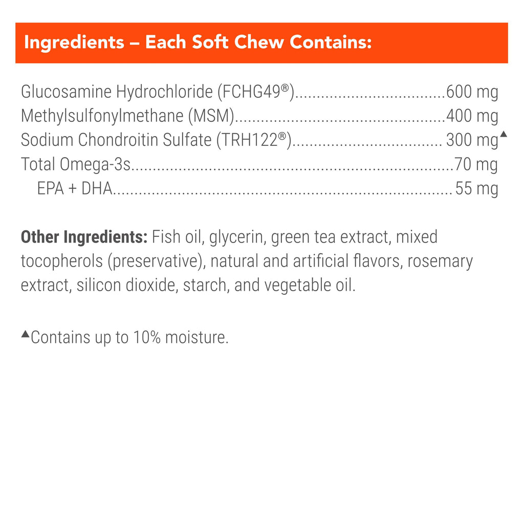 Dog Joint Supplement Soft Chews 60ct L2602