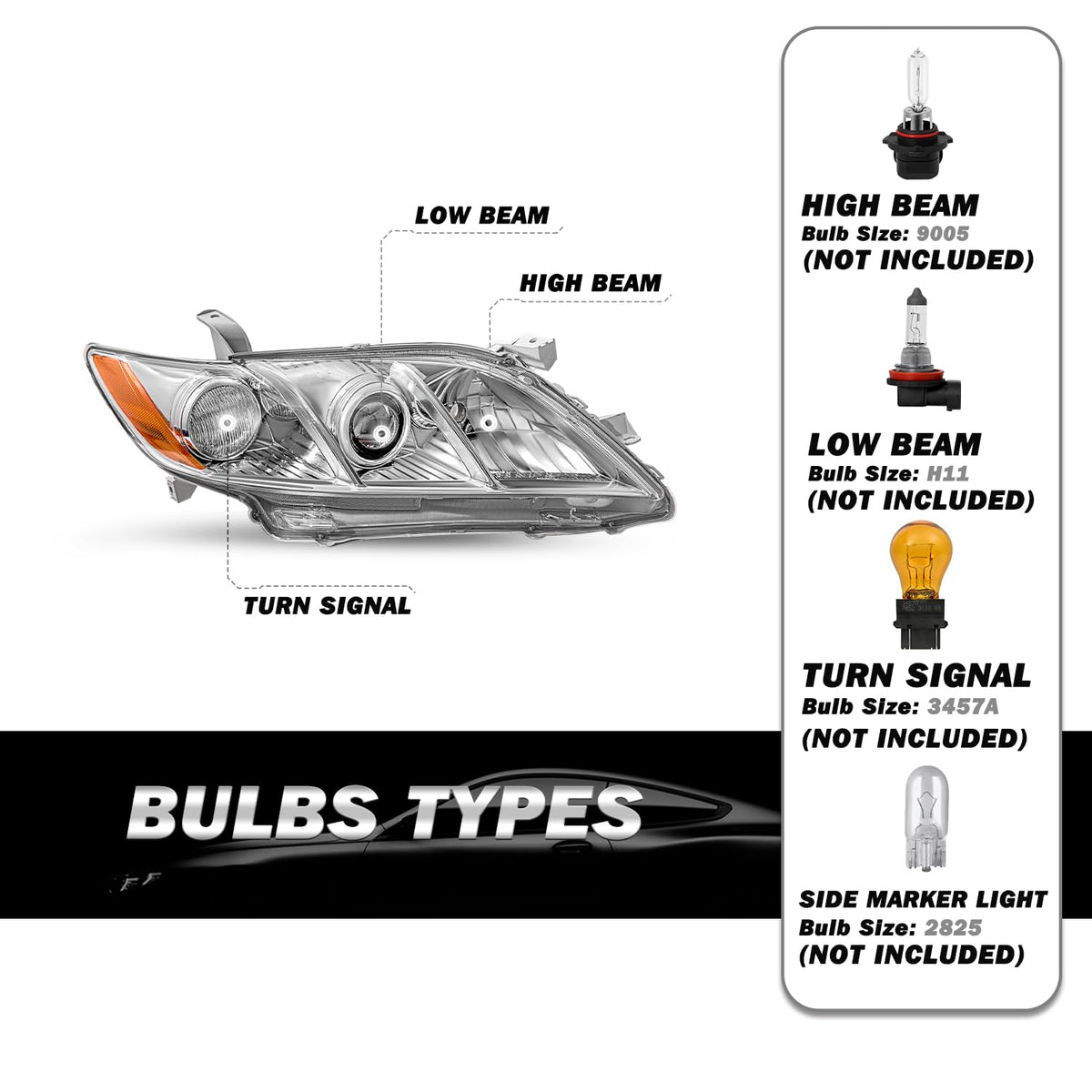 Halogen Headlight U938