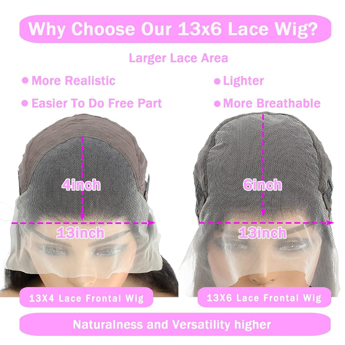 13x6 Lace Front Human Hair Wig 30 Inch H632454