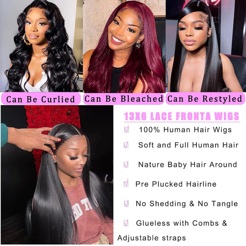 13x6 Lace Front Human Hair Wig 30 Inch H632454