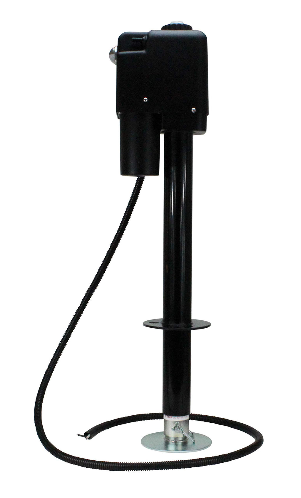 Electric A-Frame Tongue Jack with LED Work Light and Ground Wiring, 3,650 lbs. Capacity, Black T569523