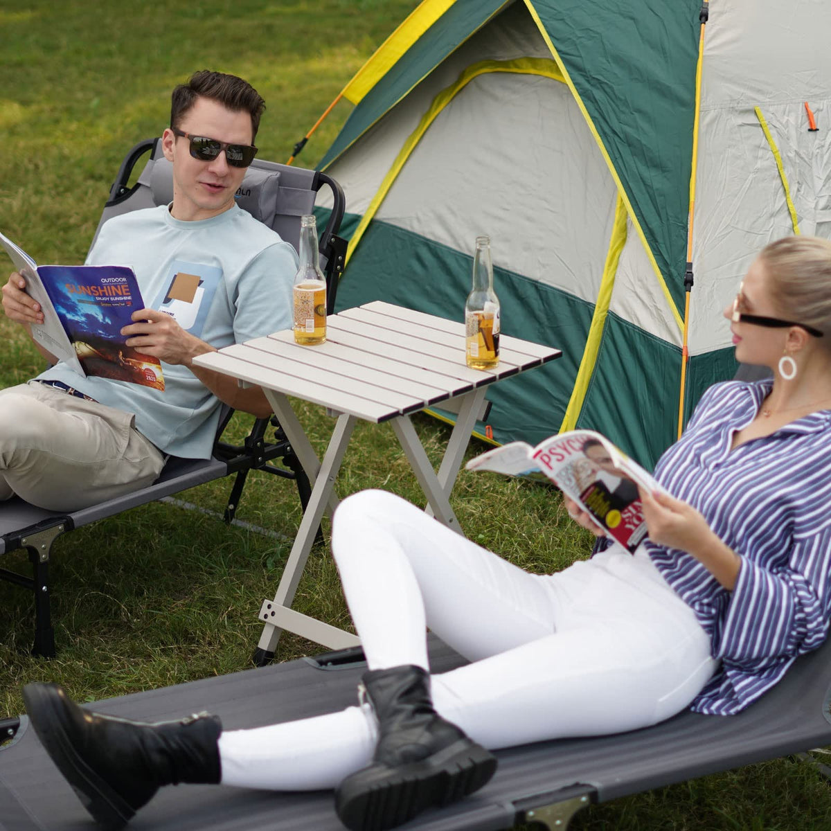 Lightweight Aluminum Folding Camping Table H917615