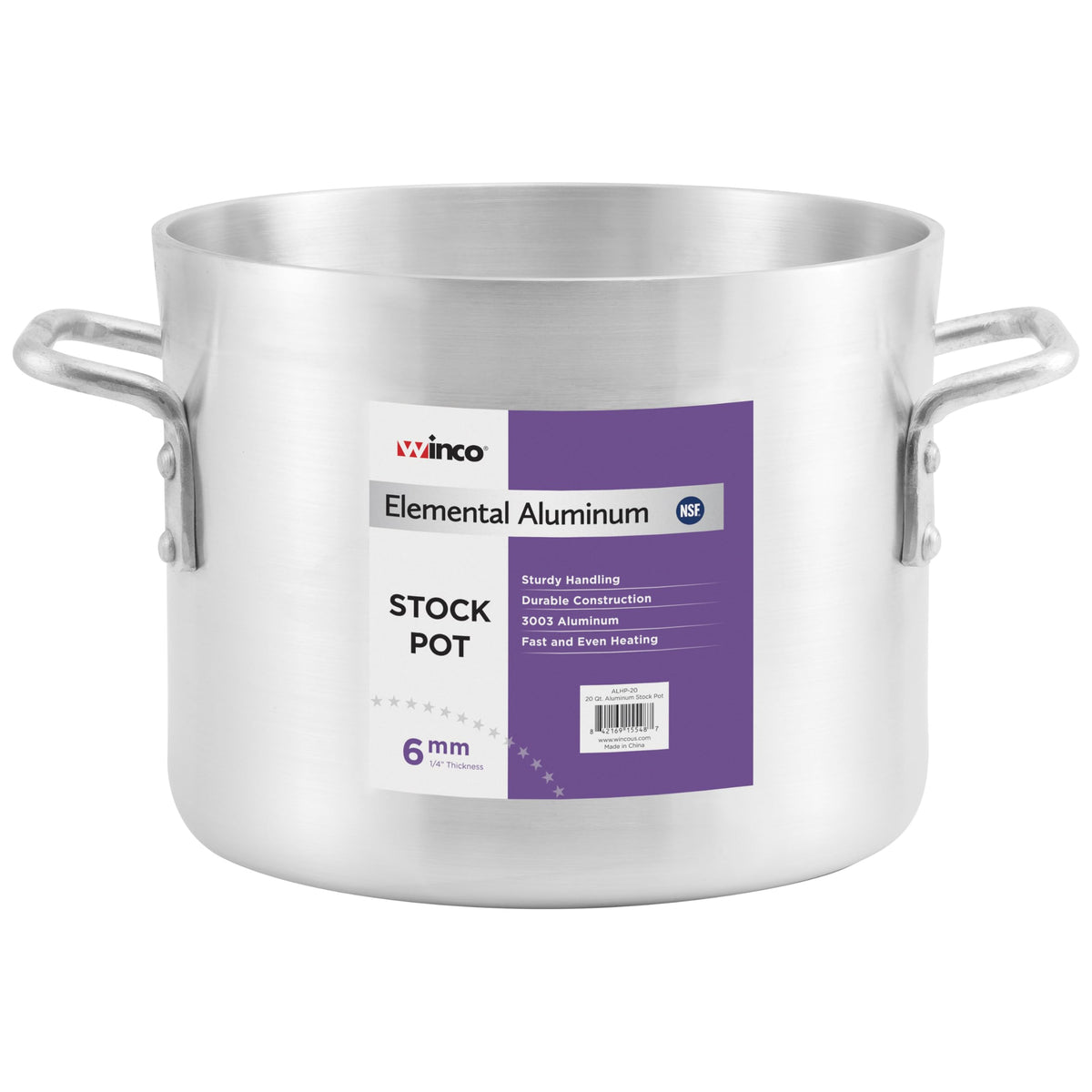6.0mm Aluminum 60-Quart Stock Pot K709