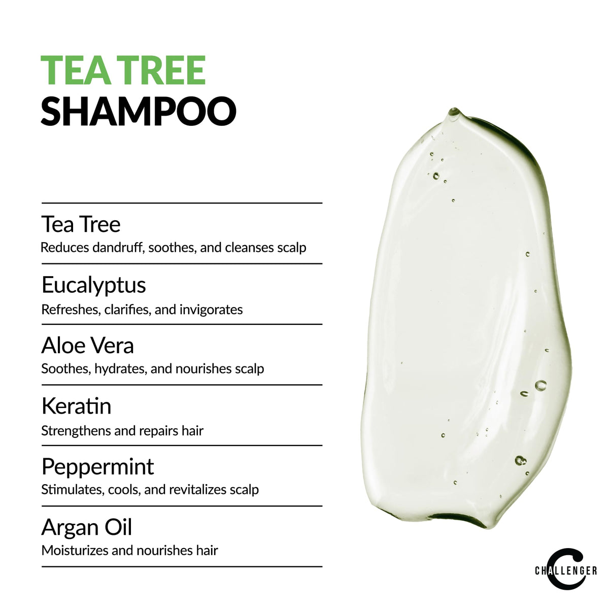 Tea Tree Shampoo Conditioner Body Wash Trio 3X 16 Oz Sulfate Free O9292