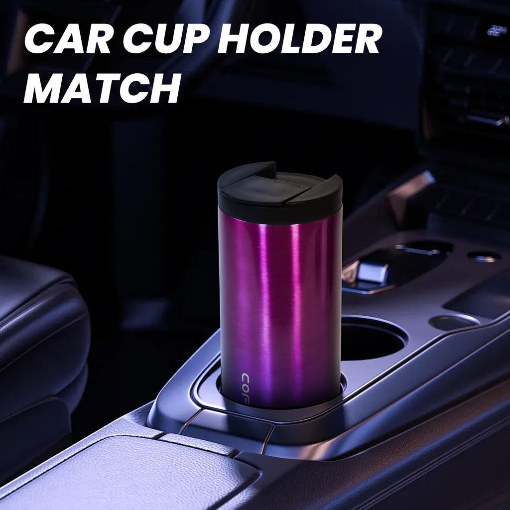 Insulated Coffee Mug 17oz 2 Pack Leak Proof Screw Lid V8190