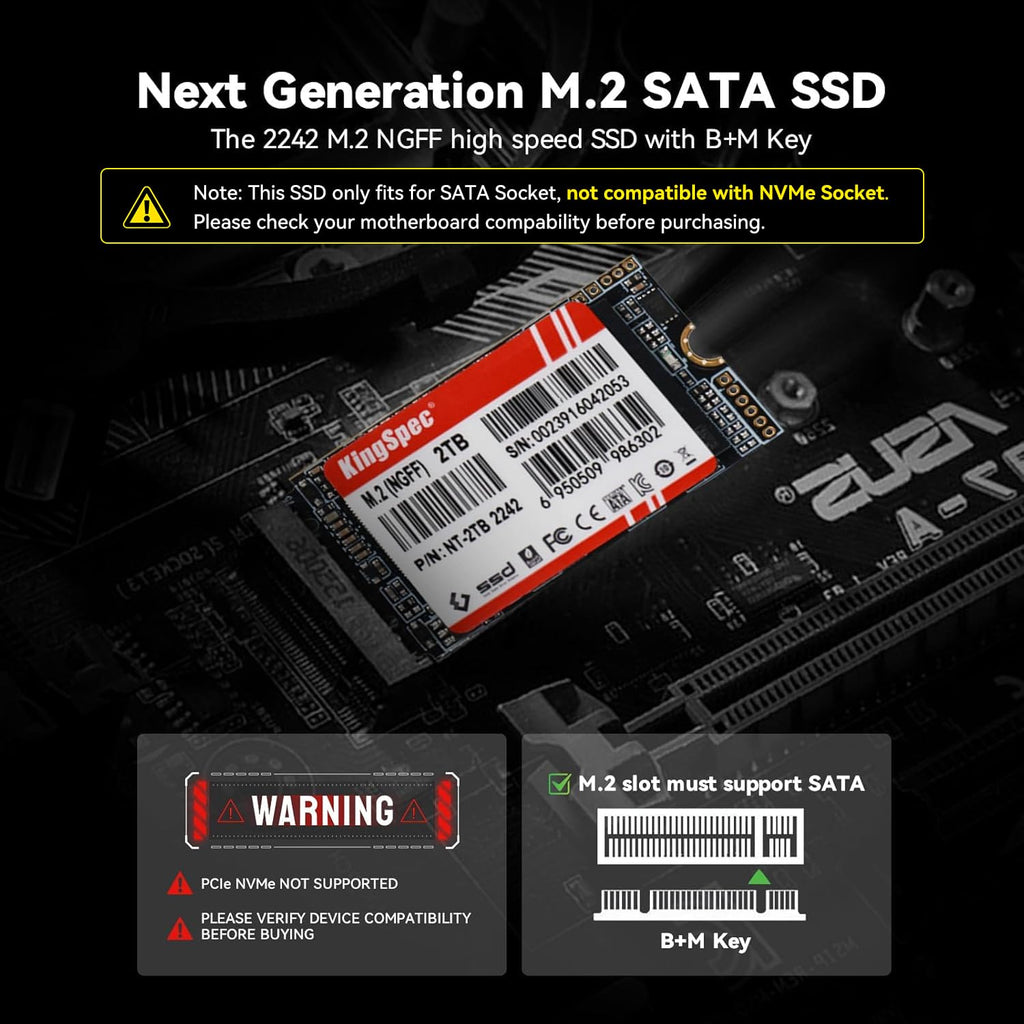 512GB M.2 2242 SATA III SSD H829