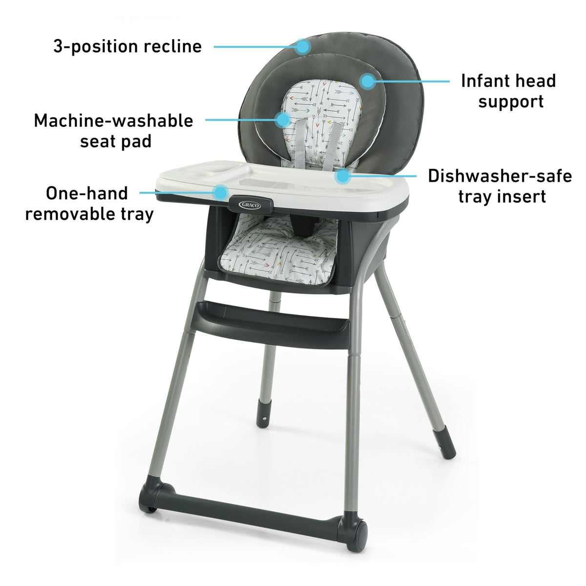 6-in-1 Convertible Highchair X654417