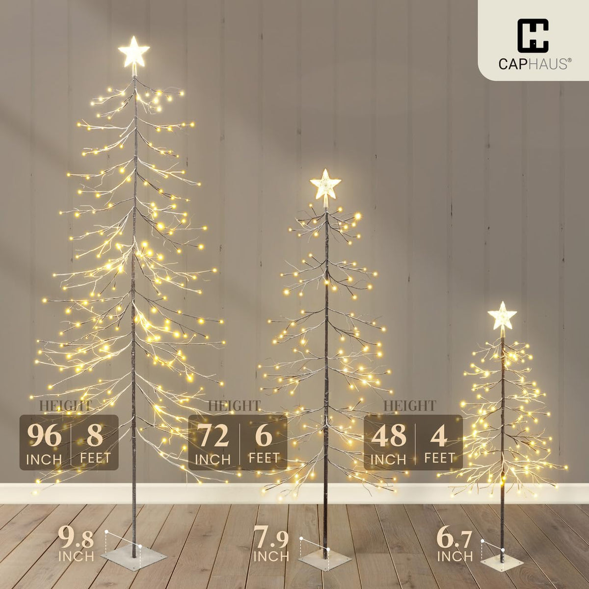 8 Ft Pre-Lit Twinkling Christmas Tree with Lights R827386
