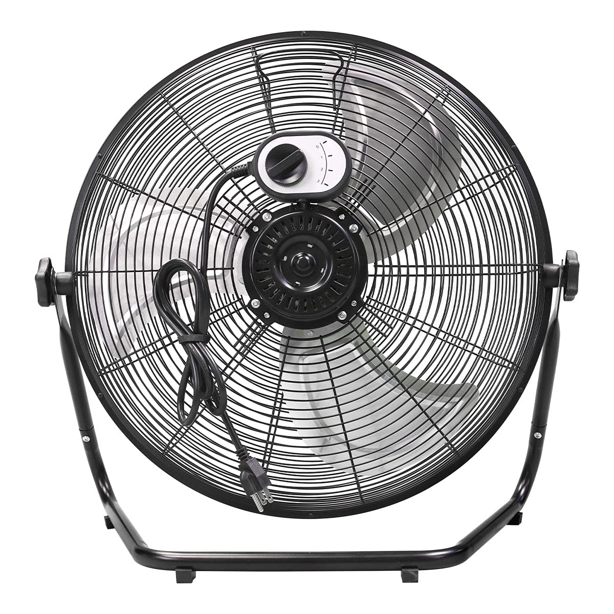 20 Inch 3-Speed High Velocity Metal Floor Fan D28696