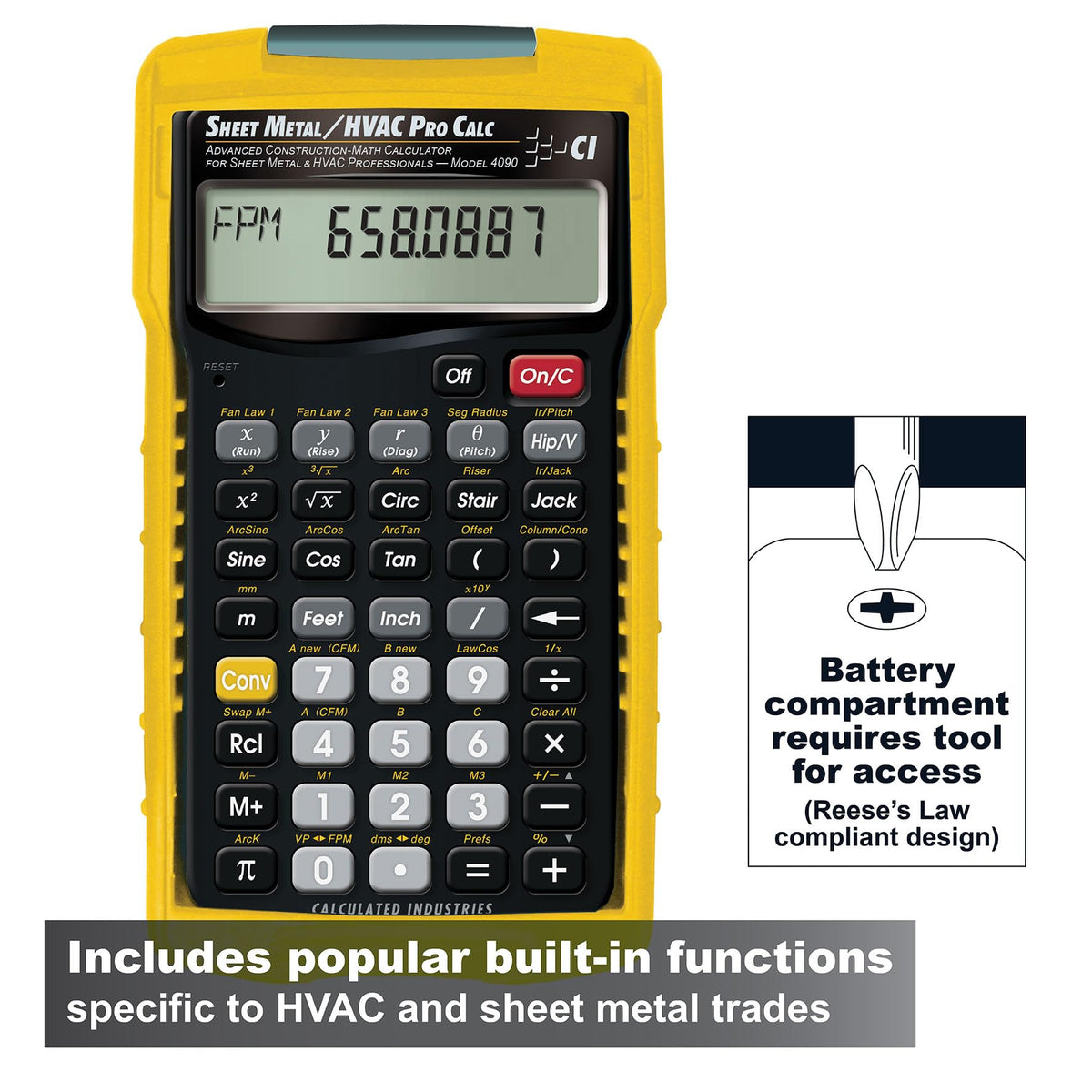 Sheet Metal HVAC Calculator B17523
