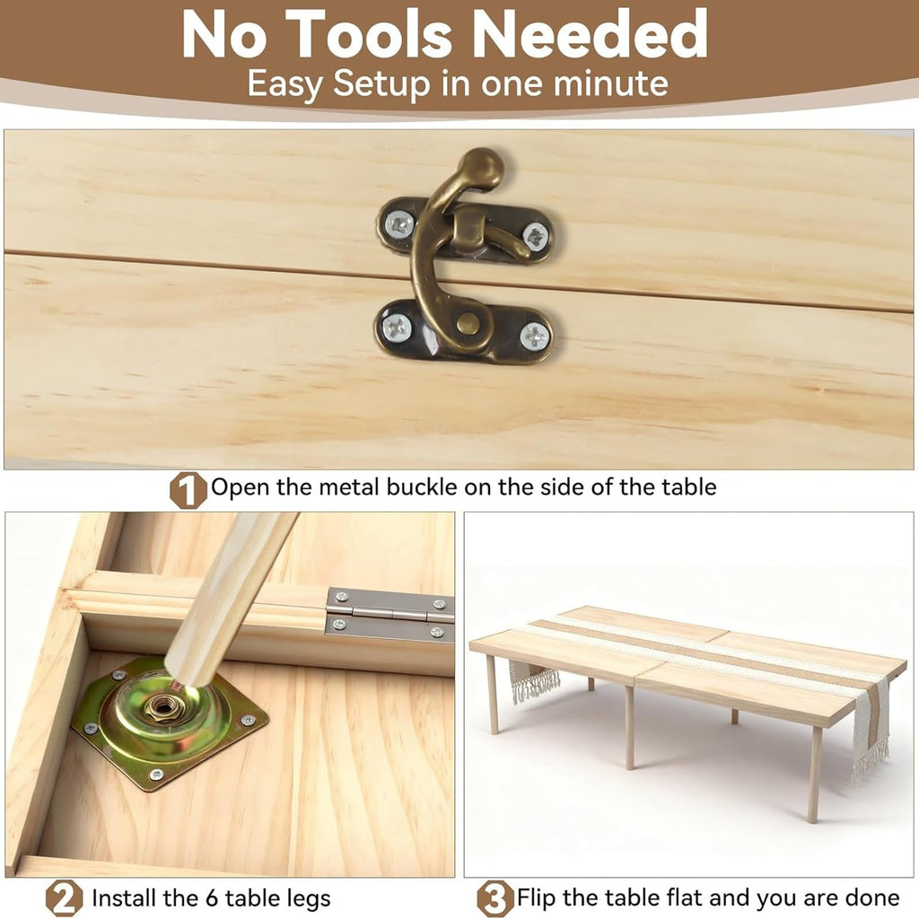 Folding Wooden Picnic Table N233
