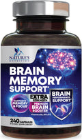 Brain Memory Supplement Pills 240 Capsules B81314