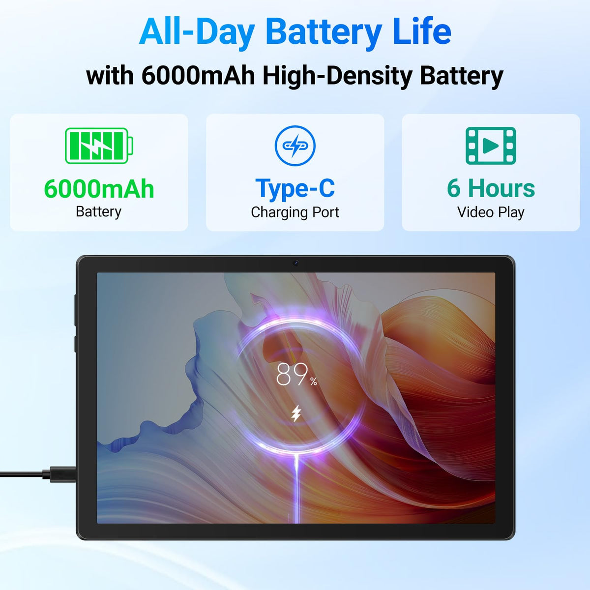 10.1" Android Tablet 24GB RAM 64GB ROM 6000mAh J576414